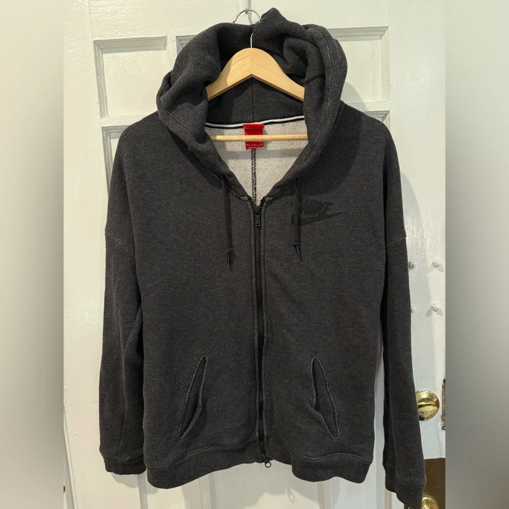 Nike Charcoal Full-Zip Hoodie
